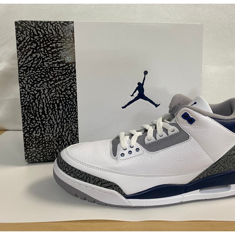 2023 Air Jordan 3 Retro “Midnight Navy” CT8532‑140 M12 NIB – Nike Drop